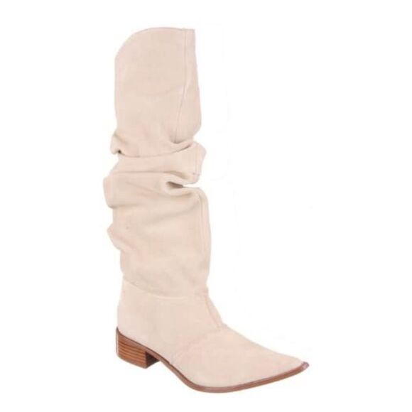 Chinese Laundry Winner Split Suede High Boots Shoes pointed toe size ,8,8.5,9 - Picture 9 of 9